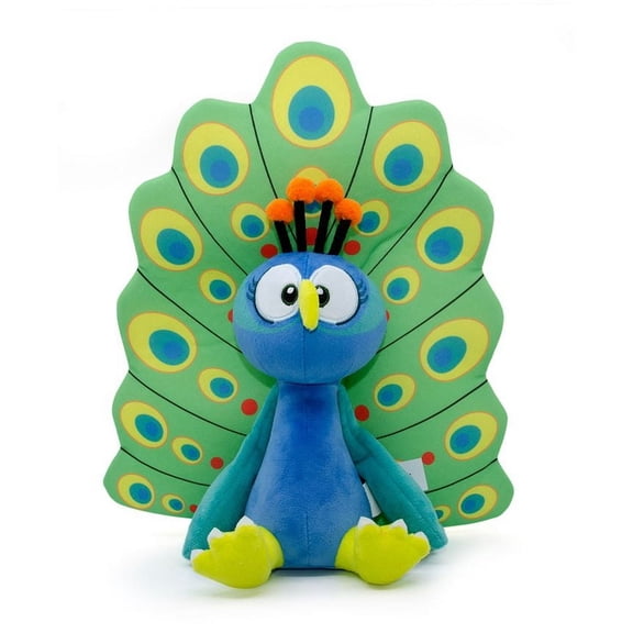 VeeFriends Collectible 10 Practical Peacock Plush Toy, Green