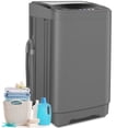 thumbnail image 1 of Veeboto 17.8 lbs Portable Washing Machine, Full Automatic Washer with Drain Pump, 10 Programs & 8 Water Levels with Transparent Cover, Gray, 1 of 9