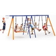 thumbnail image 1 of Veeboto 700lbs Swing Set, 6-in-1 Outdoor Adjustable Swing Seat, Heavy-Duty Metal Swing Sets for Backyard, 1 of 8