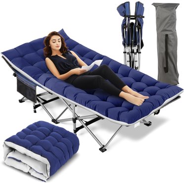 ABORON Portable & Foldable Camping Cot for Adults & Kids, Comfortable ...