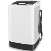 Veeboto Portable Washing Machine, 15.6LBS Washer Machine with Drain Pump, Small Full-automatic Washing Machine with 10 program/8 water level for Home, Apart, Dorm