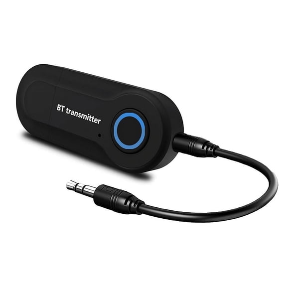 Crazyview Wireless Bluetooth Audio Transmitter Adapter 3.5mm Jack Stereo Music Transmitter for TV PC MP3 DVD Player