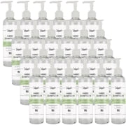 Veeda Hand Sanitizer with Lemon Zest Scent   Moisturizing Clear Gel with Vitamin E   Contains 70% Ethyl Alcohol   Travel Size, Made in USA   8 fl oz 236 ml, 24 Bottles
