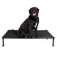 thumbnail image 1 of Veehoo Chew Proof Dog Bed, Cooling Raised Pet Cot, Rustless Aluminum Frame, Black, Large, 1 of 8