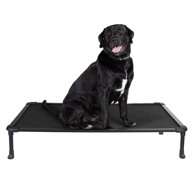 Veehoo Chew Proof Dog Bed, Cooling Raised Pet Cot, Rustless Aluminum