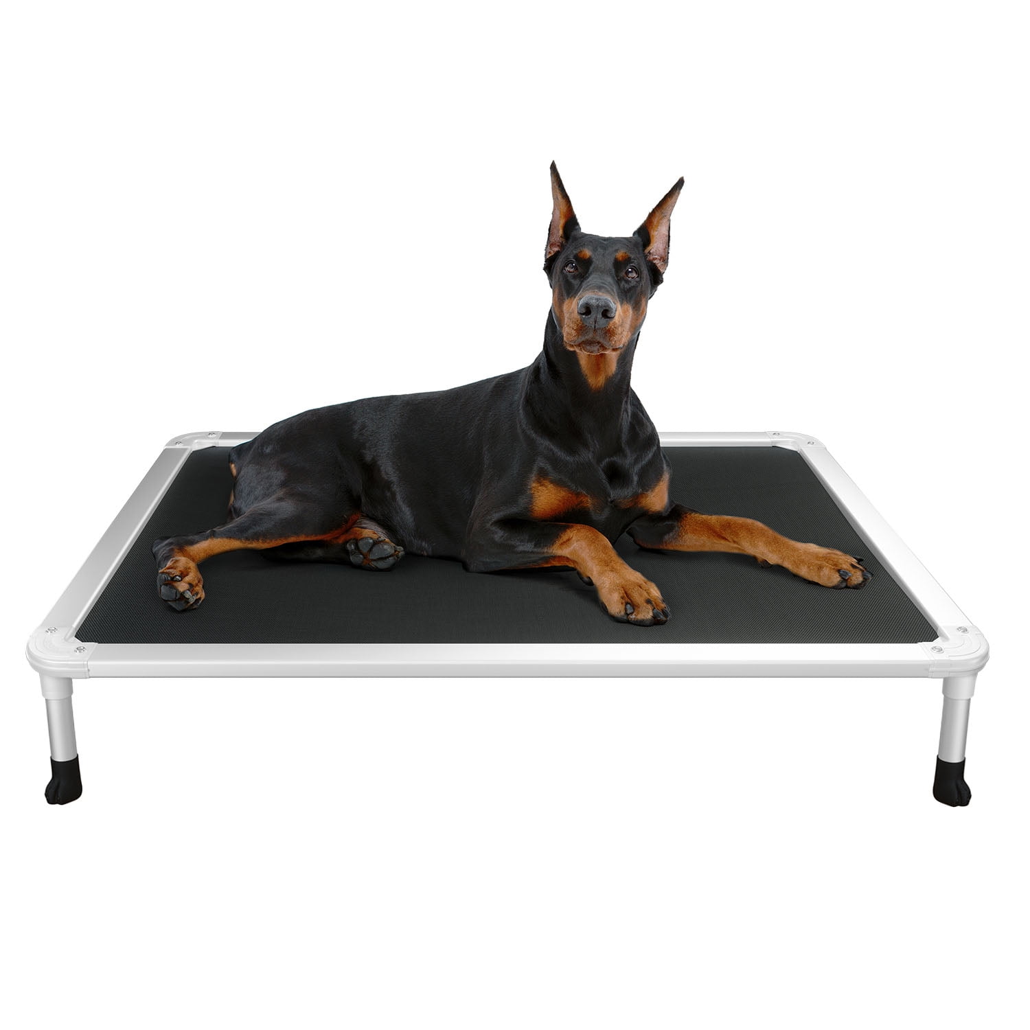 Veehoo Chew Proof Dog Bed, Rustless Aluminum Frame and Textilene Mesh
