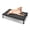 Gray, variant on Veehoo Chew Proof Elevated Dog Bed with Soft Padded Mat for Medium Dogs, 35-inch, Black