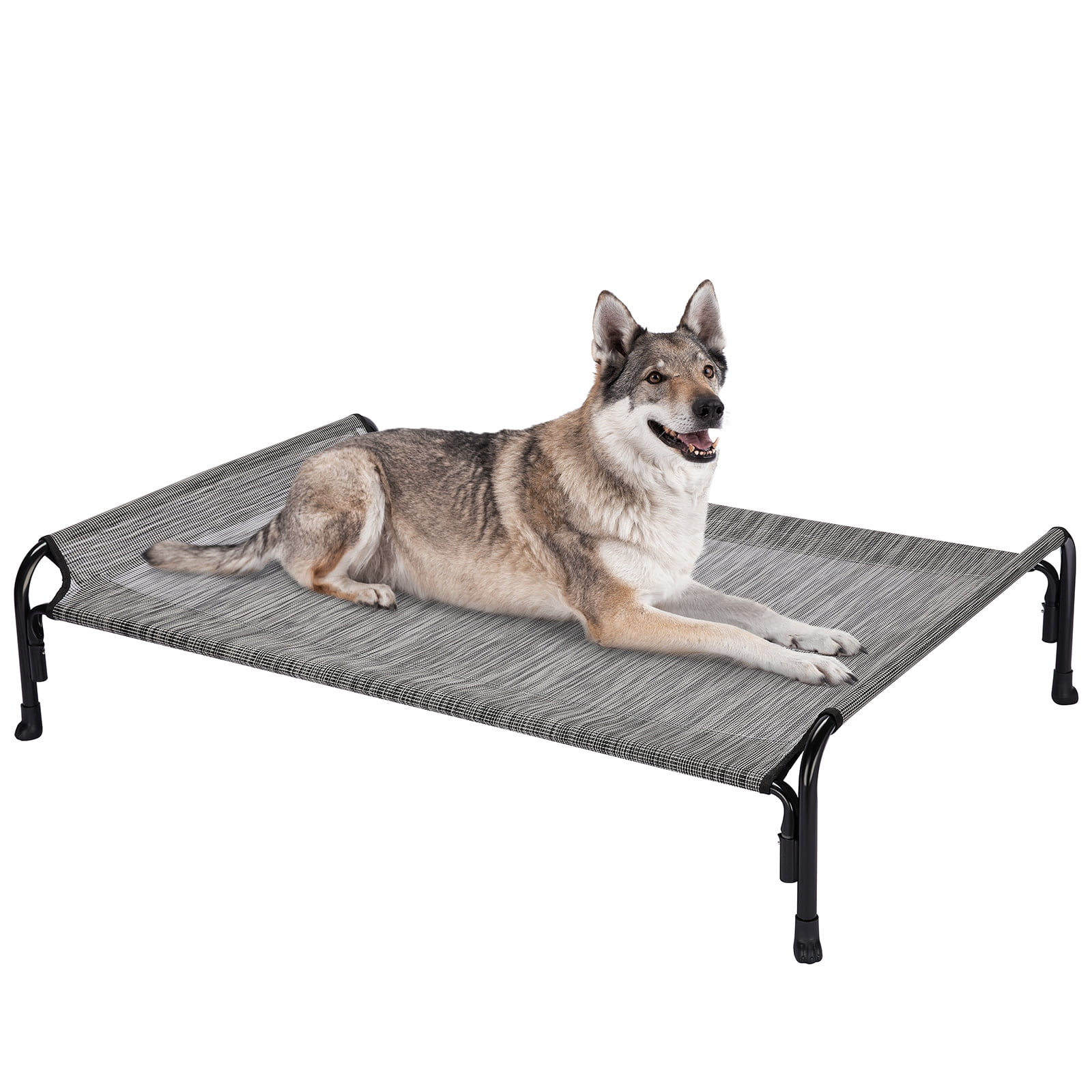 Veehoo Outdoor Pet Raised Style Cooling Elevated Dog Bed, Chew Proof