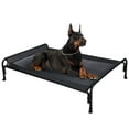 thumbnail image 1 of Veehoo Cooling Elevated Dog Bed, Chew Proof Dog Cot with Washable Mesh, X-Large, Black, 1 of 11