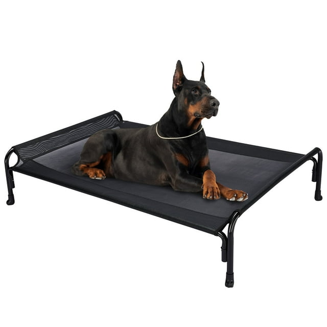 Veehoo Raised Pet Outdoor Cooling Elevated Dog Bed, Chew Proof