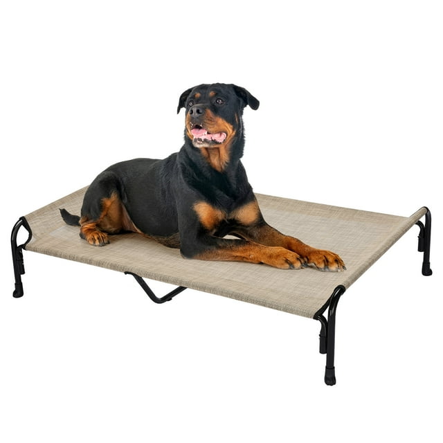 Veehoo Elevated XXL Dog Bed for Camping, Outdoor Raised, ChewProof
