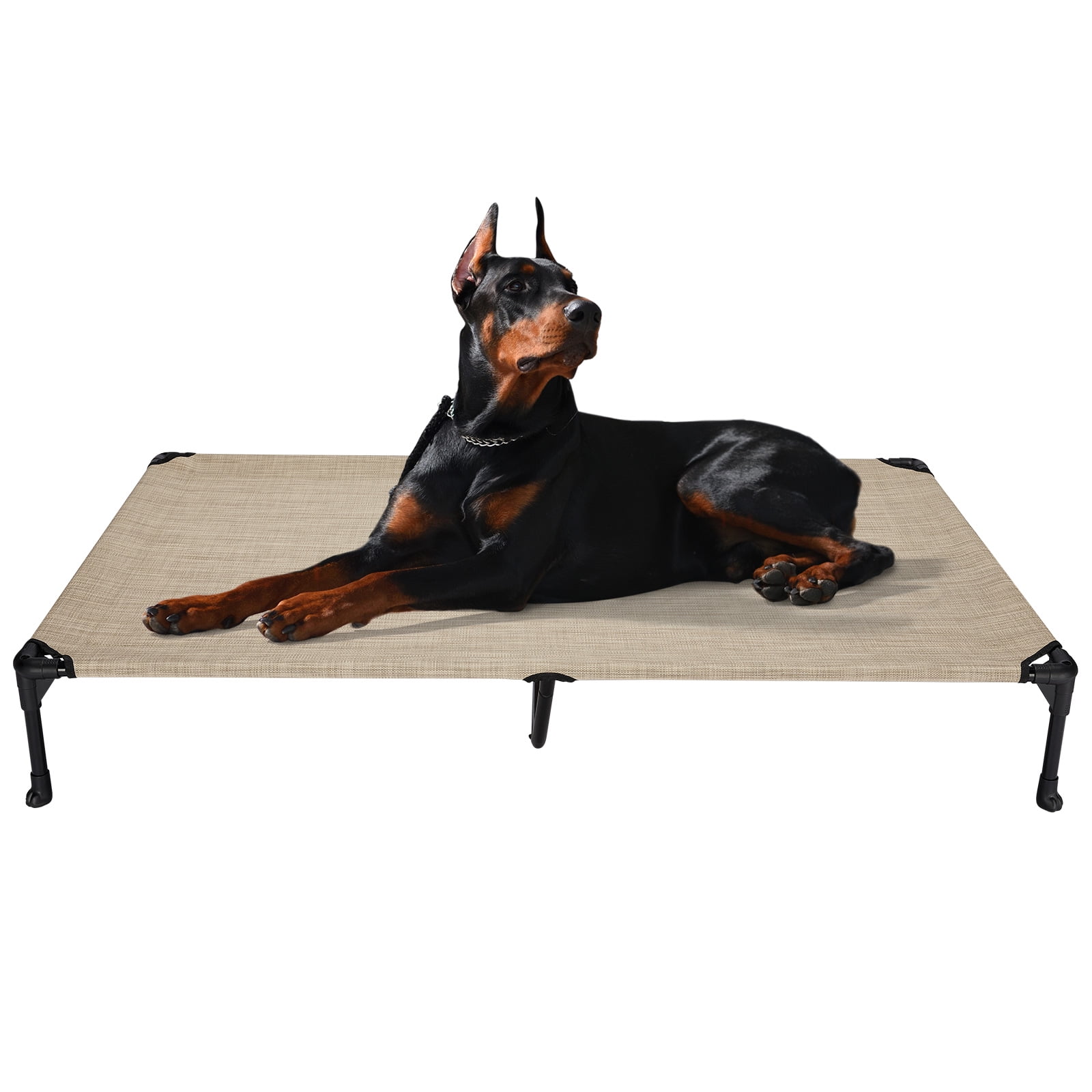 Veehoo Cooling Elevated Dog Bed, Portable Raised Pet Cot with Washable