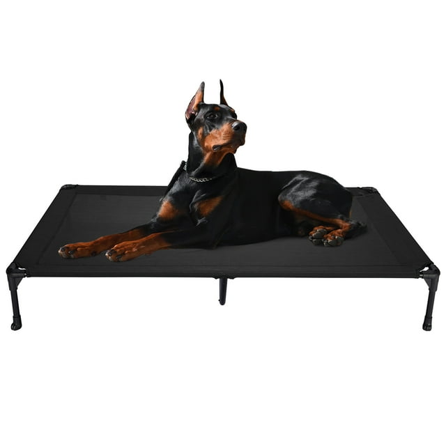 Veehoo Cooling Elevated Dog Bed, Portable Raised Pet Cot with Washable