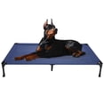 thumbnail image 1 of Veehoo Cooling Elevated Dog Bed, Portable Raised Pet Cot with Washable Mesh, XX-Large, Blue, 1 of 9
