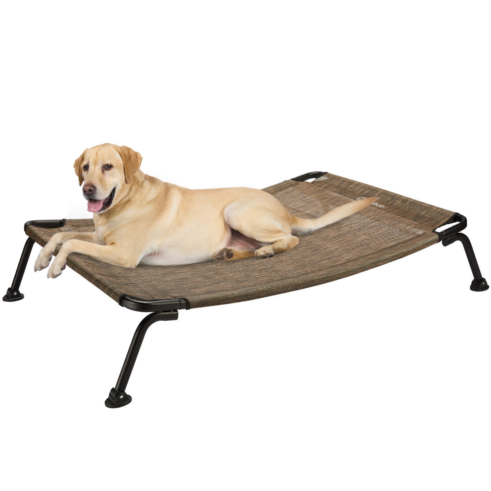 Kuranda Orthopedic Chewproof Elevated Dog Bed Indoor Walnut PVC