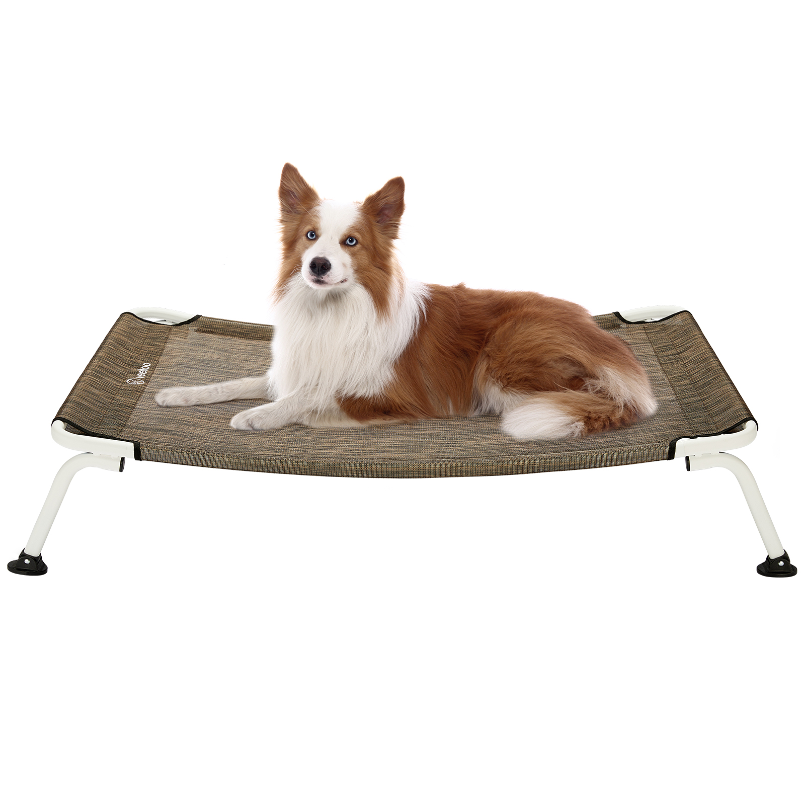 Kuranda Orthopedic Chewproof Elevated Dog Bed Indoor Walnut PVC