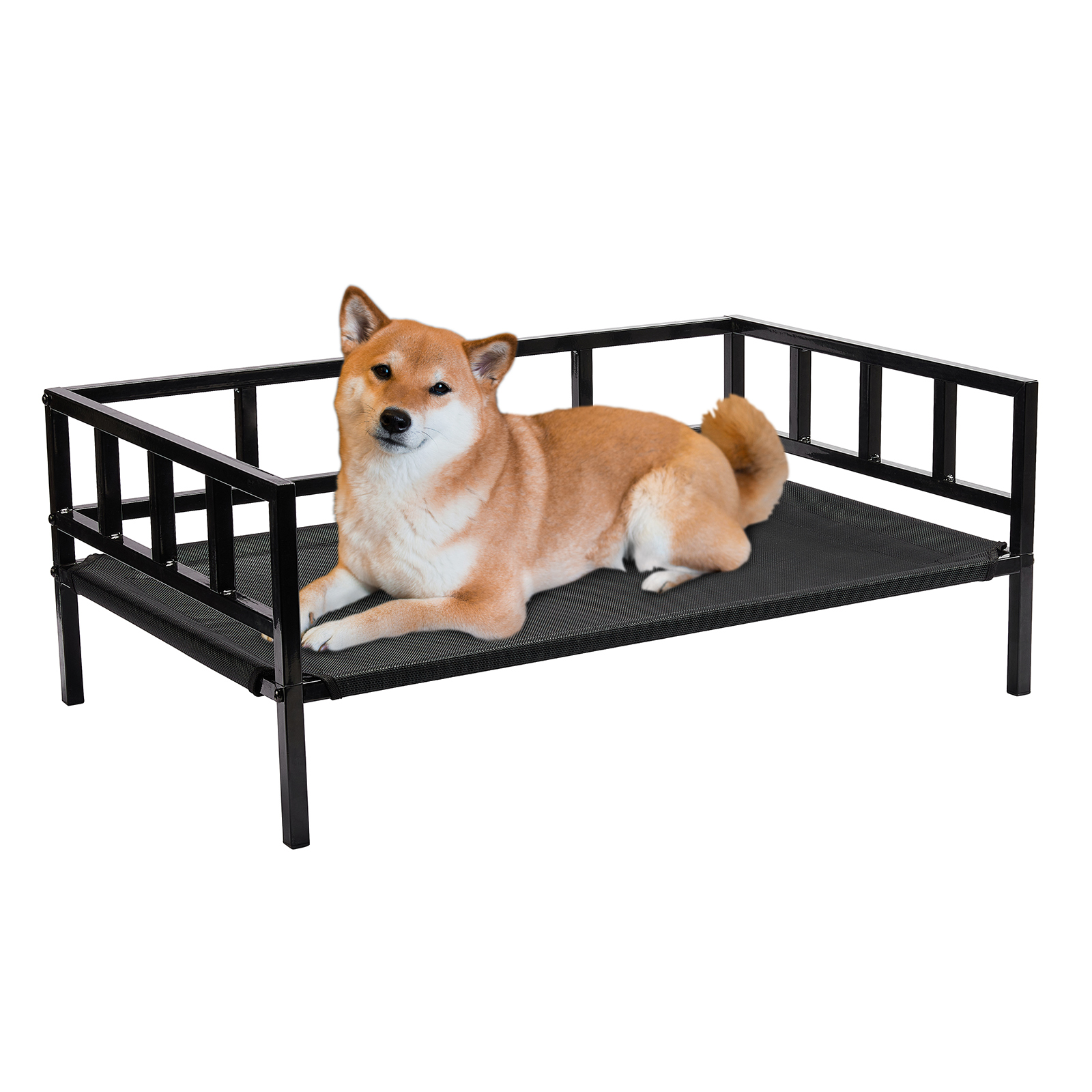 K&H Pet Products Original Bolster Pet Cot Elevated Pet Bed Chocolate