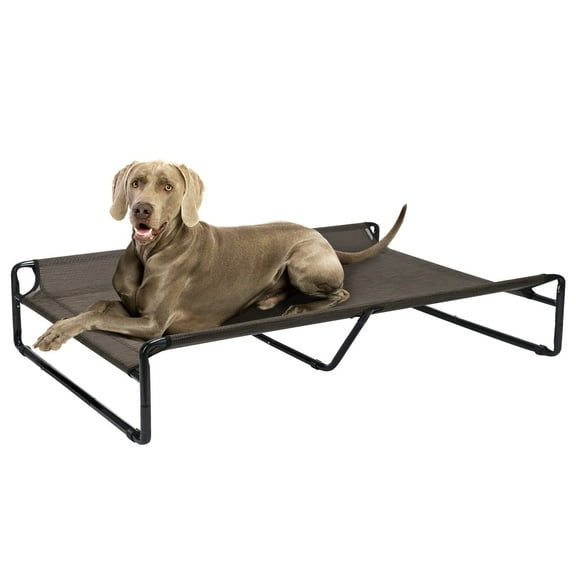 Veehoo Original Cooling Elevated Dog Bed, Raised Dog Cot with Washable Mesh, XX-Large, Brown