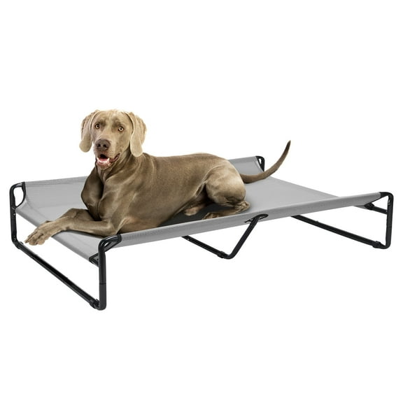 Veehoo Original Cooling Elevated Dog Bed, Raised Dog Cot with Washable Mesh, XX-Large, Grey