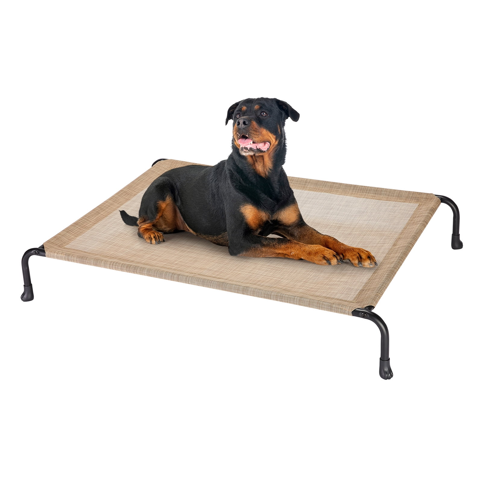 Veehoo Outdoor Elevated Dog Bed, Cooling Raised Dog Cots with Washable