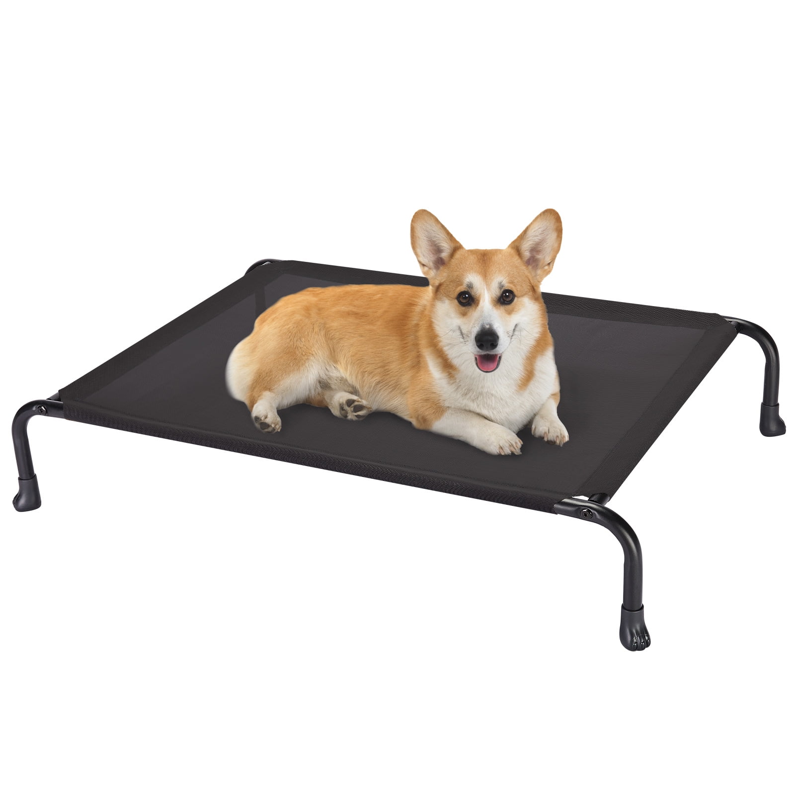 Veehoo Outdoor Elevated Dog Bed, Cooling Raised Dog Cots with Washable