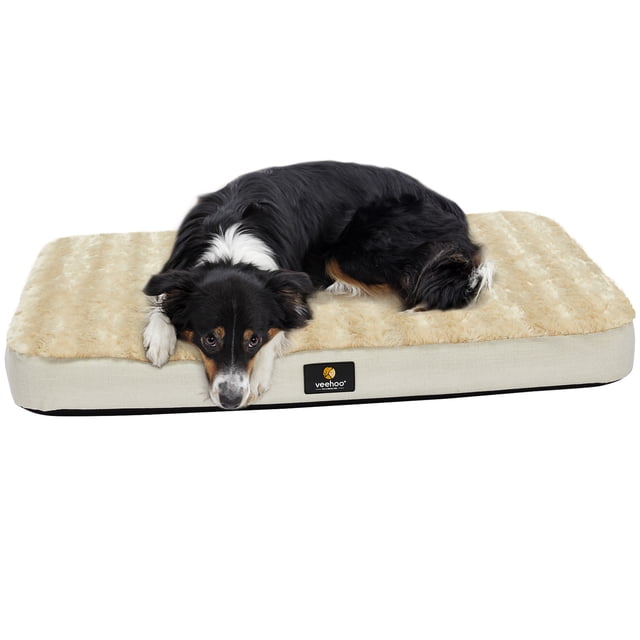 Veehoo Soft Air Mattress Dog Bed, Orthopedic Pet Beds with Fluffy