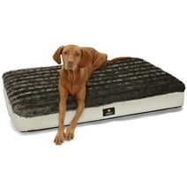 Veehoo Soft Air Mattress Dog Bed, Orthopedic Pet Beds with Fluffy Comfort Bed Cover, x-Large, Coffee