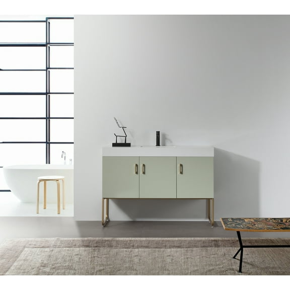 Veemon 48" Pine Mist Dual Mount Bathroom Vanity