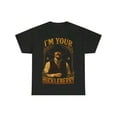 thumbnail image 1 of Veenajo [Cotton Fabric] Men's Vintage "I'm Your Huckleberry Say When" Doc Holliday Tombstone Graphic Tee - Black Cotton, Casual Short Sleeve With Red & Yellow Sunset Design, Perfect For Summer Outin, 1 of 7