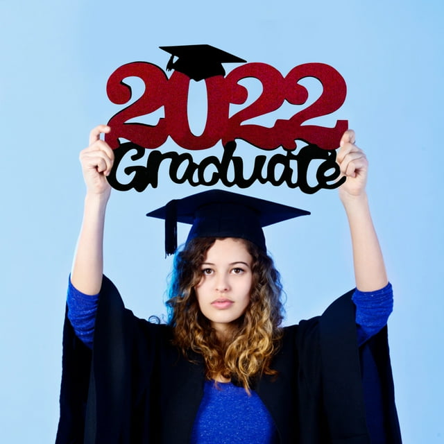 Veeogra Shooting Props,Graduation Decorations 2025,Senior Photo Prop 2022 Graduation Party Decoration Graduation Photo Background Sign,Home Decor,Accessories,Red