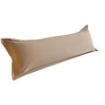 thumbnail image 1 of Veeogra Brown Body Pillow Cover 20x47 Inch Brushed Microfiber for Adults,Soft Full Body Pillowcase with Envelope Closure,Breathable Wrinkle Free Bedroom Decor, 1 of 3