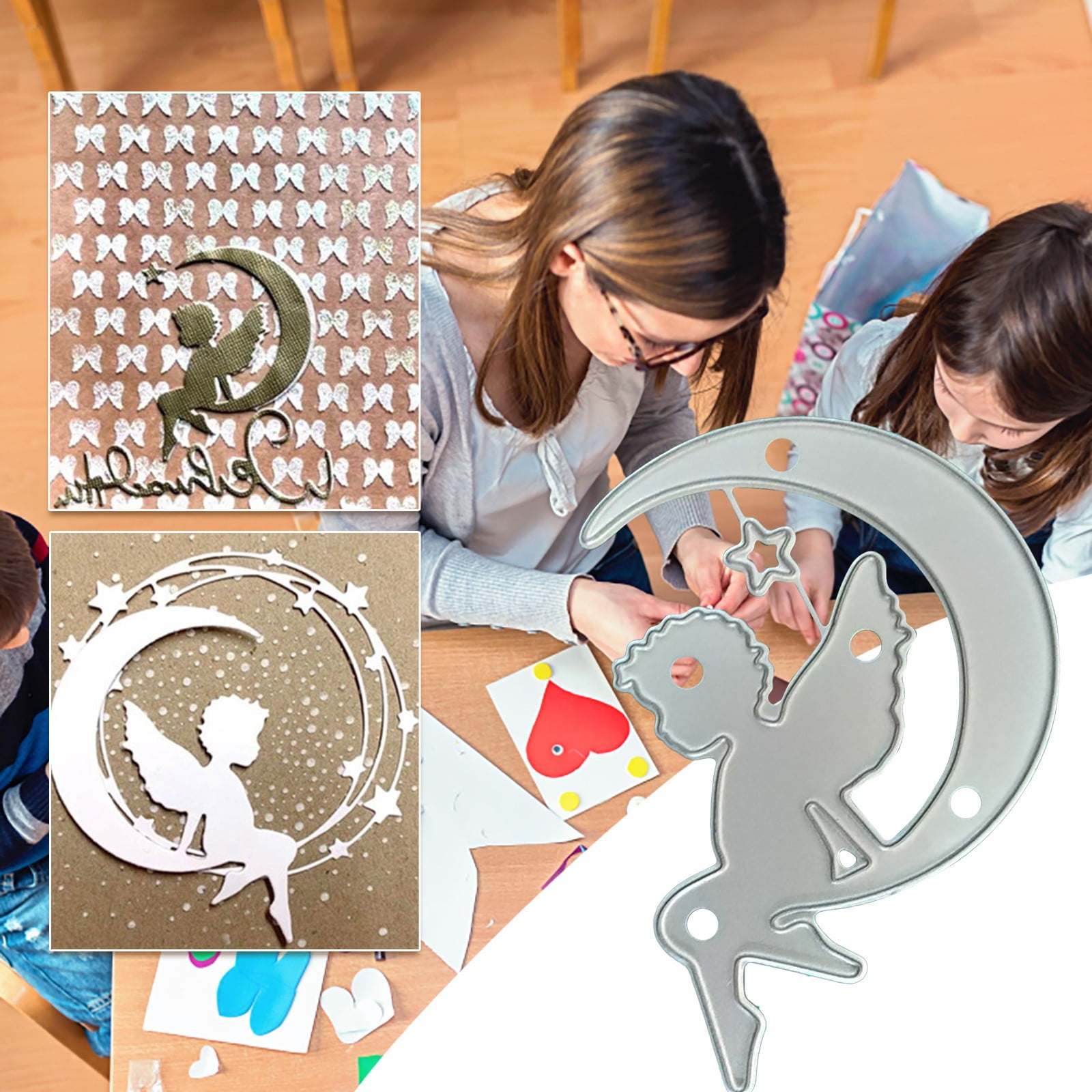 Veeogra Clearance,Cookie Cutters,Biscuit Cutter,Silver for Scrapbooking