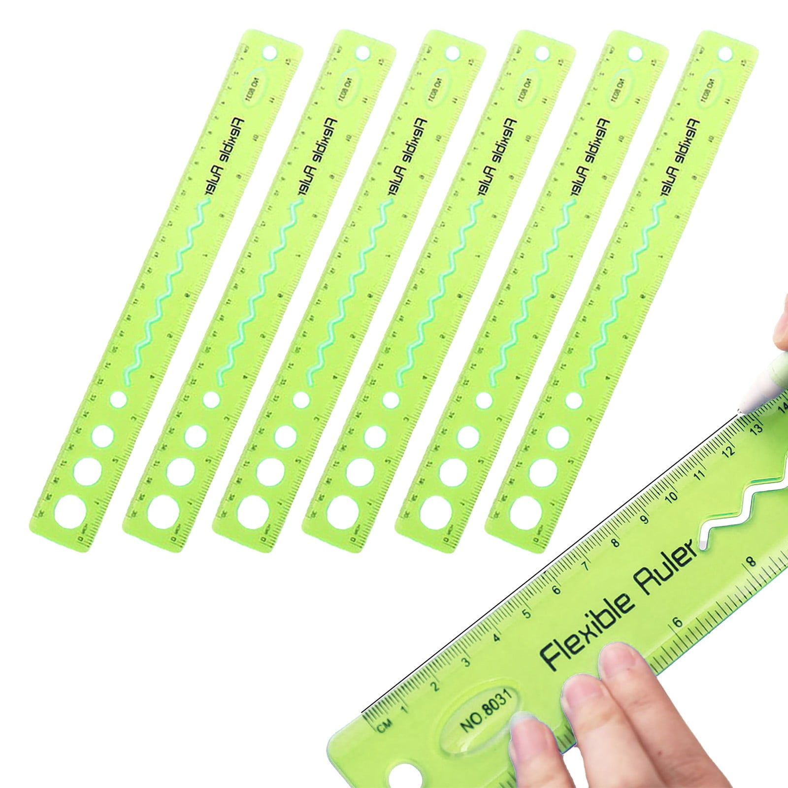 Veeogra Clearance!Ruler,Teacher Supplies,for Student Soft Bendable ...