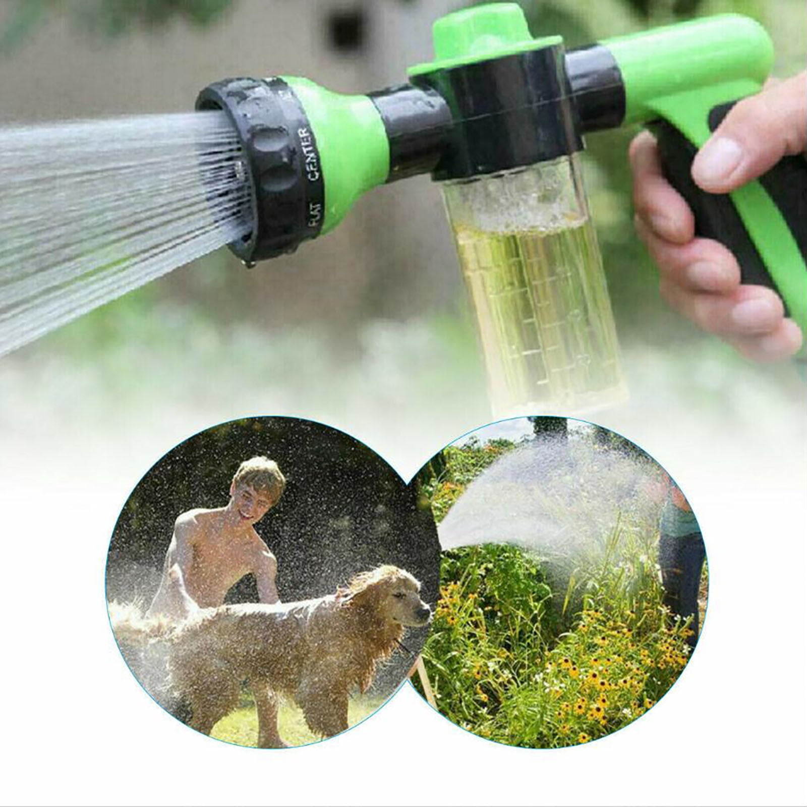 Veeogra Garden Tools,Spray Bottles,Hose Pressure Hose Garden Nozzle Nozzle Foam Sprinkler
