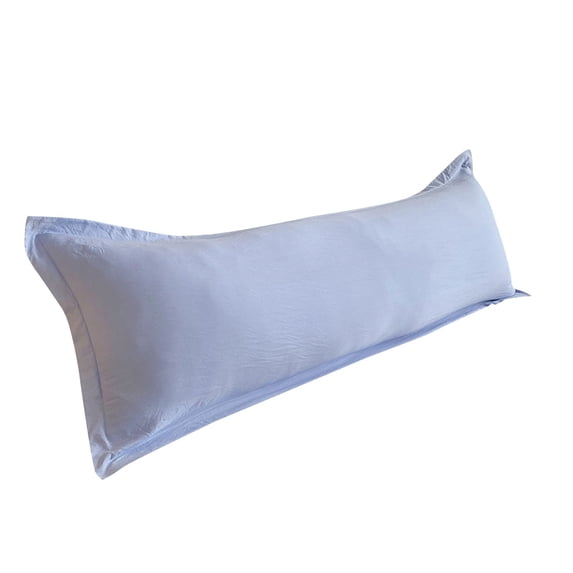 Veeogra Gray Body Pillow Cover 20x47 Inch Brushed Microfiber for Adults,Soft Full Body Pillowcase with Envelope Closure,Breathable Wrinkle Free Bedroom Decor