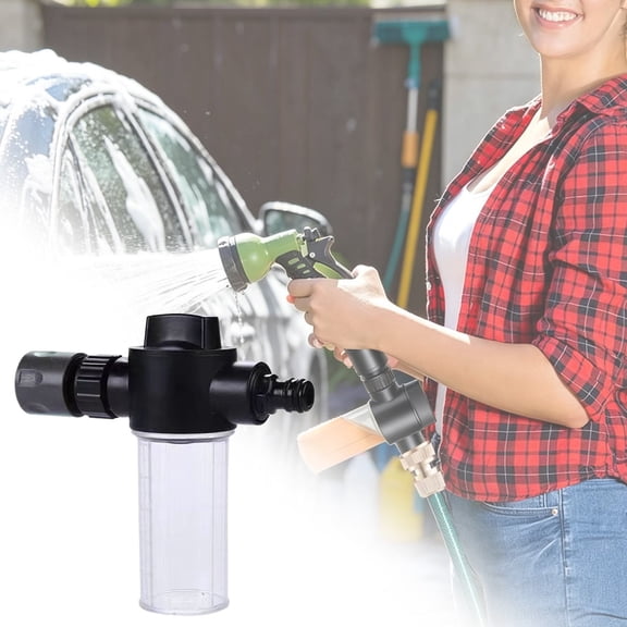 Veeogra Inline Fertilizer Dispenser,3.4Oz Venturi Injector Bottle With Valve Hose Adapter,Garden Feeder Hose Attachment,Hose End Injector For Liquid,Sprinkler Plant Nutrient Dispenser Adapter