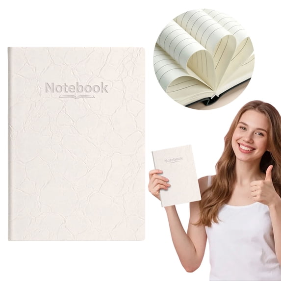 Veeogra Notebooks For Women Men,White Crocodile Texture Journals For Writing,A5 Diary Notebook,College Lined Notebook,Aesthetic Notebook,Softcover Journal,Lay-Flat Notebook,Business Travel Journal