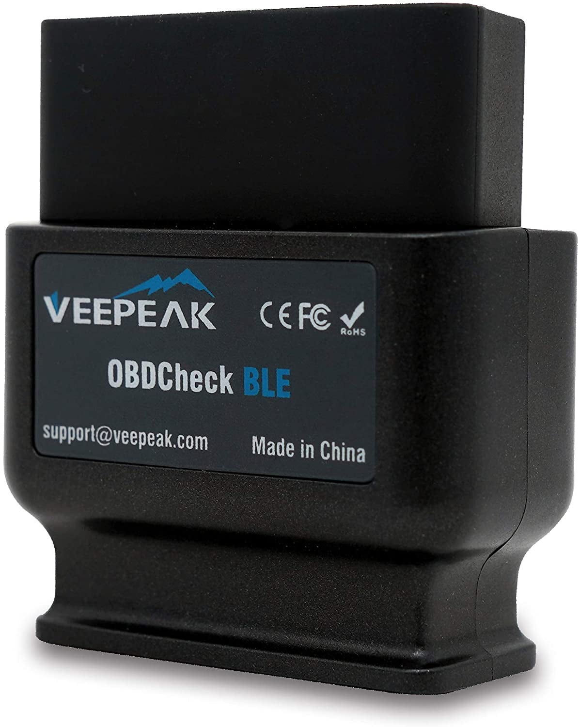 Veepeak OBDCheck BLE OBD2 Bluetooth Scanner Auto OBD II Diagnostic Scan  Tool for iOS & Android, Bluetooth 4.0 Car Check Engine Light Code Reader