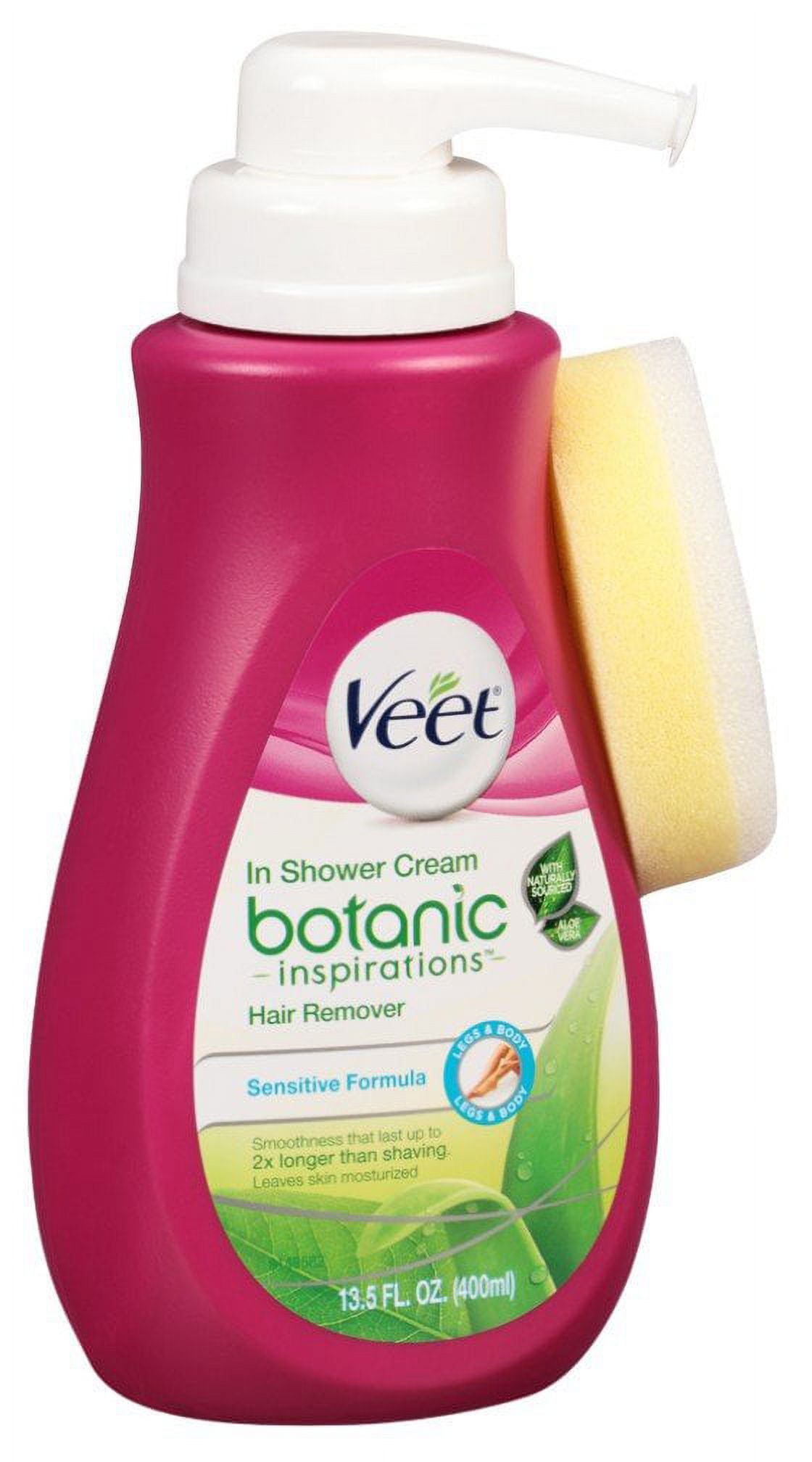 Veet In Shower Hair Removal Cream, Botanic Inspirations, Legs & Body