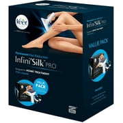 Veet Infini'Silk Pro Light-Based IPL Hair Removal System With 2 BONUS Cartridge Refills 1 ea