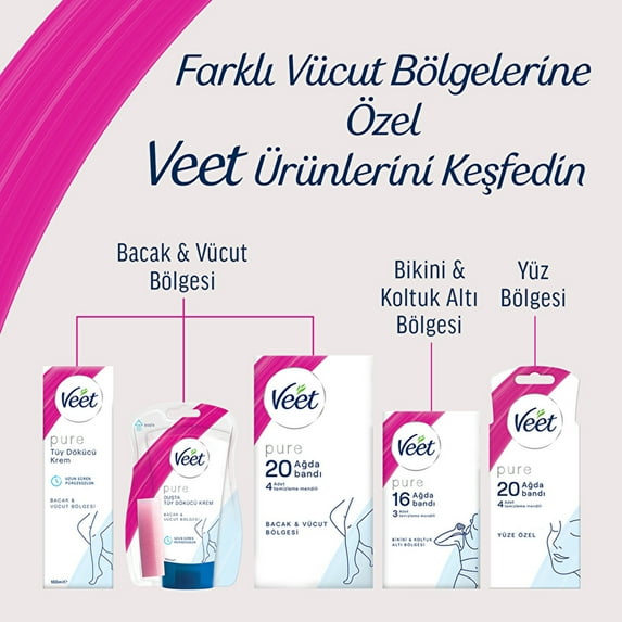 Veet Pure Hair Removal Cream Sensitive Skin 100 ml