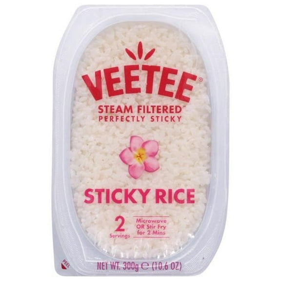 Veetee Rice Sticky Rice 10.6 oz (Pack of 2)