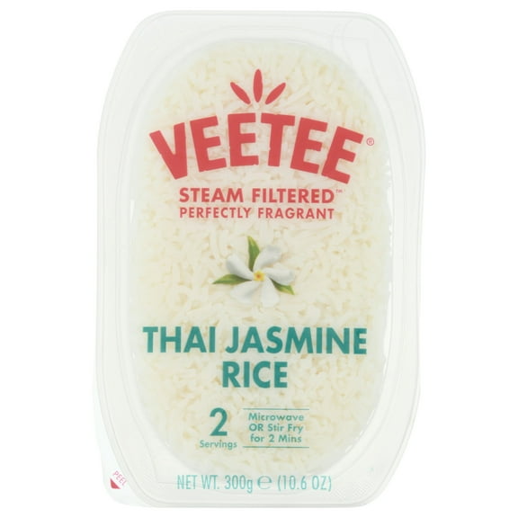 Veetee Rice Thai Jasmine Ready to Heat 10.6 oz (Pack Of 12)