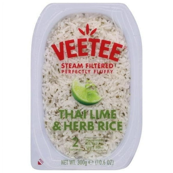 Veetee Rice, Thai Lime & Herb 10.6 oz (Pack of 4)