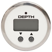 Veethree Boat Digital Depth Finder Gauge 67399 | Lido White 2 Inch