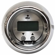 Veethree Boat Digital Depth Finder Gauge 68921 | Black Sterling 2 Inch