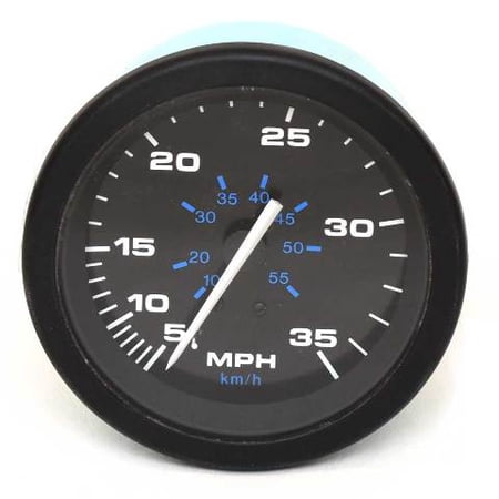 Veethree Boat Speedometer Gauge 61271 | Lowe 3 1/4 Inch 1823666 Black