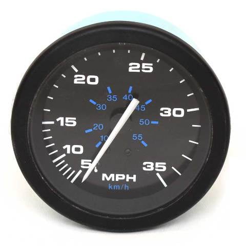 Veethree Boat Speedometer Gauge 61271 | Lowe 3 1/4 Inch 1823666 Black