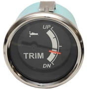 Veethree Boat Trim Gauge 67365F | 2 Inch Black Sterling Suzuki