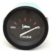 Veethree Boat Trim Gauge 780018PMNB | 2 Inch Black Lowe 2365008